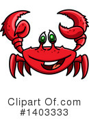 Crab Clipart #1403333 by Vector Tradition SM
