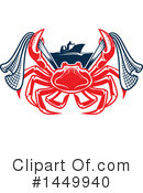 Crab Clipart #1449940 by Vector Tradition SM
