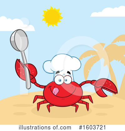 Royalty-Free (RF) Crab Clipart Illustration by Hit Toon - Stock Sample #1603721
