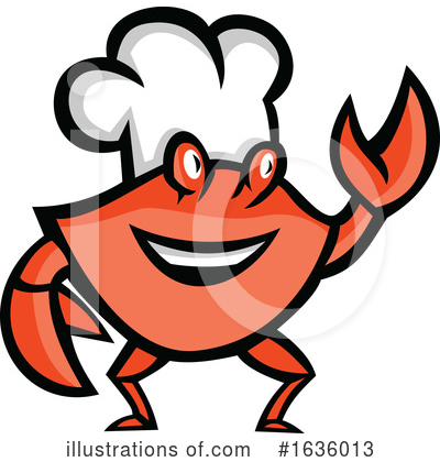 Royalty-Free (RF) Crab Clipart Illustration by patrimonio - Stock Sample #1636013
