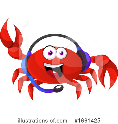 Royalty-Free (RF) Crab Clipart Illustration by Morphart Creations - Stock Sample #1661425