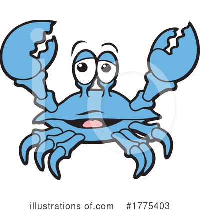 Crab Clipart #1775403 by Johnny Sajem