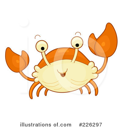 Royalty-Free (RF) Crab Clipart Illustration by BNP Design Studio - Stock Sample #226297