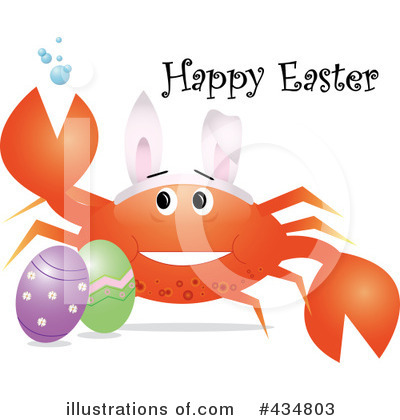 Royalty-Free (RF) Crab Clipart Illustration by Pams Clipart - Stock Sample #434803