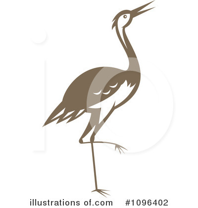 Royalty-Free (RF) Crane Clipart Illustration by patrimonio - Stock Sample #1096402