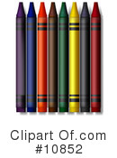 Crayons Clipart #10852 by Leo Blanchette