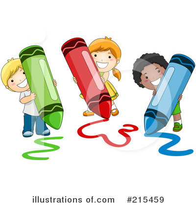 Royalty-Free (RF) Crayons Clipart Illustration by BNP Design Studio - Stock Sample #215459