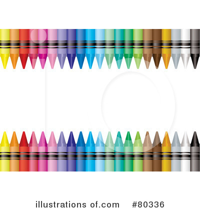 Royalty-Free (RF) Crayons Clipart Illustration by michaeltravers - Stock Sample #80336