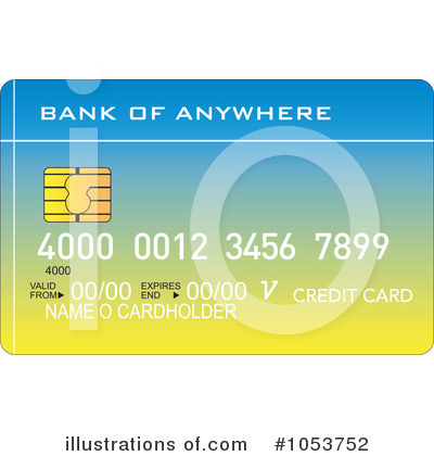 Royalty-Free (RF) Credit Card Clipart Illustration by patrimonio - Stock Sample #1053752
