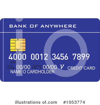Royalty-Free (RF) Credit Card Clipart Illustration by patrimonio - Stock Sample #1053774