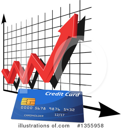 Credit Cards Clipart #1355958 by Vector Tradition SM