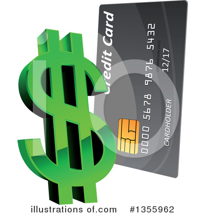 Royalty-Free (RF) Credit Card Clipart Illustration by Vector Tradition SM - Stock Sample #1355962