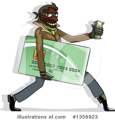 Royalty-Free (RF) Credit Card Clipart Illustration by Vector Tradition SM - Stock Sample #1356923