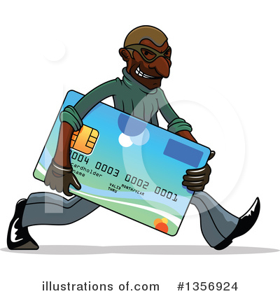 Royalty-Free (RF) Credit Card Clipart Illustration by Vector Tradition SM - Stock Sample #1356924