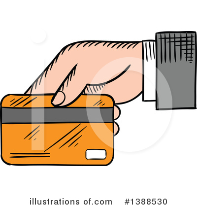 Royalty-Free (RF) Credit Card Clipart Illustration by Vector Tradition SM - Stock Sample #1388530