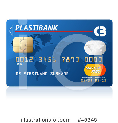 Credit Card Clipart #45345 by Oligo