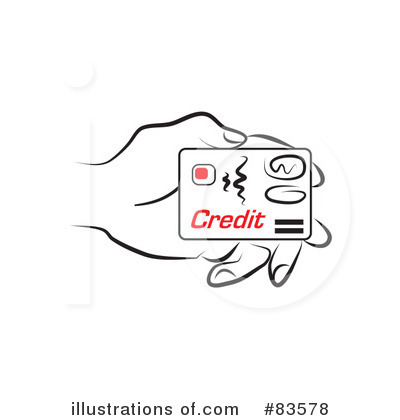 Royalty-Free (RF) Credit Card Clipart Illustration by Prawny - Stock Sample #83578