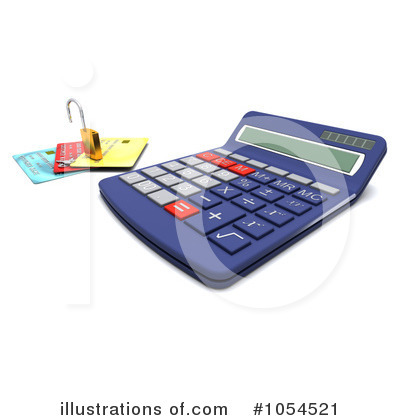 Calculator Clipart #1054521 by KJ Pargeter