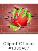 Cricket Ball Clipart #1393487 by AtStockIllustration