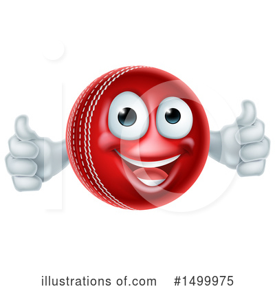 Royalty-Free (RF) Cricket Ball Clipart Illustration by AtStockIllustration - Stock Sample #1499975