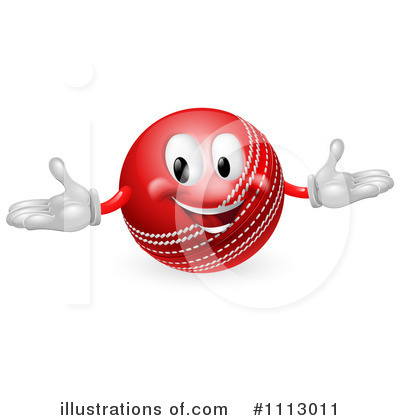 Cricket Ball Clipart #1113011 by AtStockIllustration