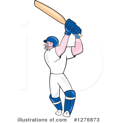 Cricket Batsman Clipart #1276873 by patrimonio