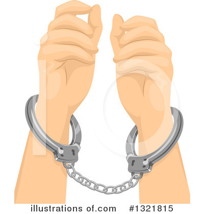 Handcuffs Clipart #1321815 by BNP Design Studio