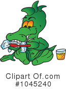 Crocodile Clipart #1045240 by dero