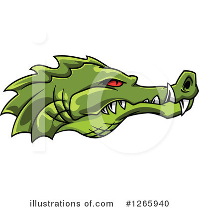 Alligator Clipart #1265940 by Vector Tradition SM