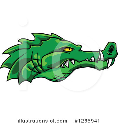 Royalty-Free (RF) Crocodile Clipart Illustration by Vector Tradition SM - Stock Sample #1265941