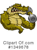 Crocodile Clipart #1349678 by Vector Tradition SM