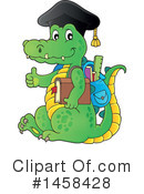 Crocodile Clipart #1458428 by visekart