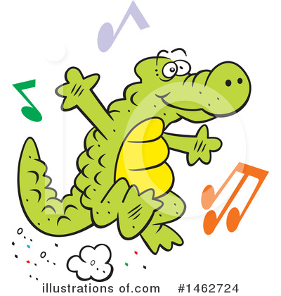 Alligator Clipart #1462724 by Johnny Sajem