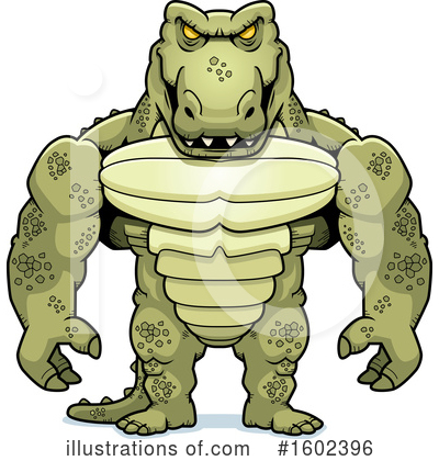 Royalty-Free (RF) Crocodile Clipart Illustration by Cory Thoman - Stock Sample #1602396