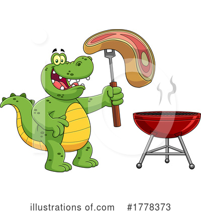 Alligator Clipart #1778373 by Hit Toon
