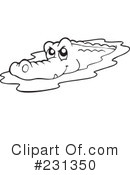 Crocodile Clipart #231350 by visekart