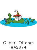 Crocodile Clipart #42974 by Dennis Holmes Designs