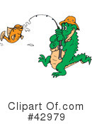 Crocodile Clipart #42979 by Dennis Holmes Designs