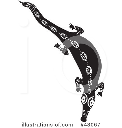 Alligator Clipart #43067 by Dennis Holmes Designs