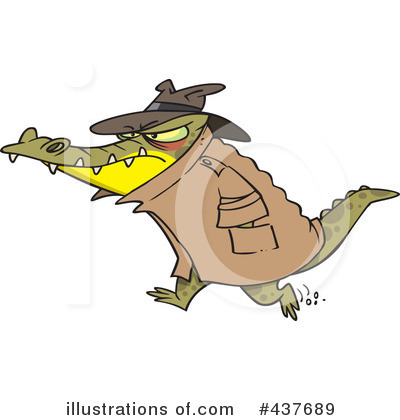 Crocodile Clipart #437689 by toonaday