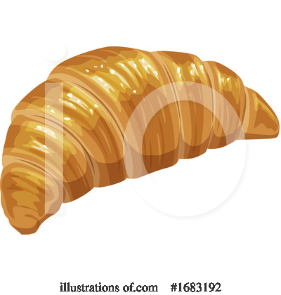 Royalty-Free (RF) Croissant Clipart Illustration by Vector Tradition SM - Stock Sample #1683192