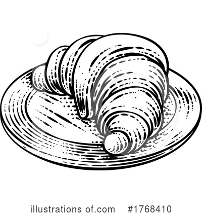 Royalty-Free (RF) Croissant Clipart Illustration by AtStockIllustration - Stock Sample #1768410