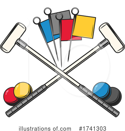 Royalty-Free (RF) Croquet Clipart Illustration by Vector Tradition SM - Stock Sample #1741303