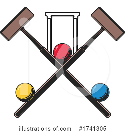 Royalty-Free (RF) Croquet Clipart Illustration by Vector Tradition SM - Stock Sample #1741305