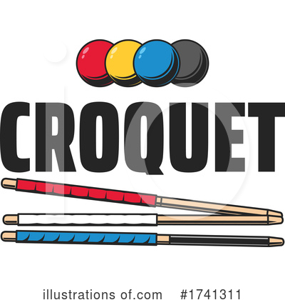 Royalty-Free (RF) Croquet Clipart Illustration by Vector Tradition SM - Stock Sample #1741311