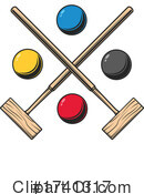 Croquet Clipart #1741317 by Vector Tradition SM