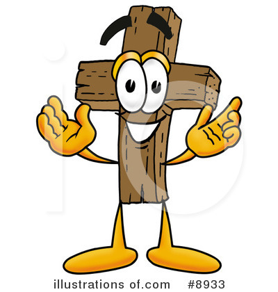 Crucifix Clipart #8933 by Mascot Junction