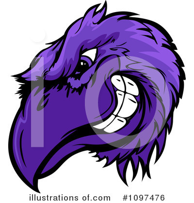 Royalty-Free (RF) Crow Clipart Illustration by Chromaco - Stock Sample #1097476