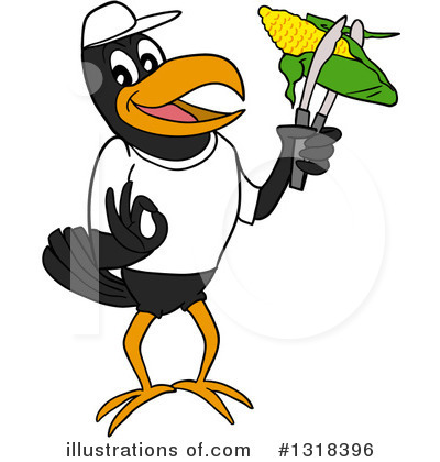 Crow Clipart #1318396 by LaffToon