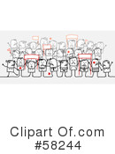 Crowd Clipart #58244 by NL shop
